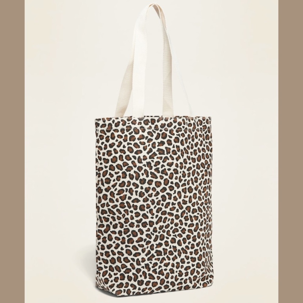 Animal Print Canvas Tote - Picture 1 of 2